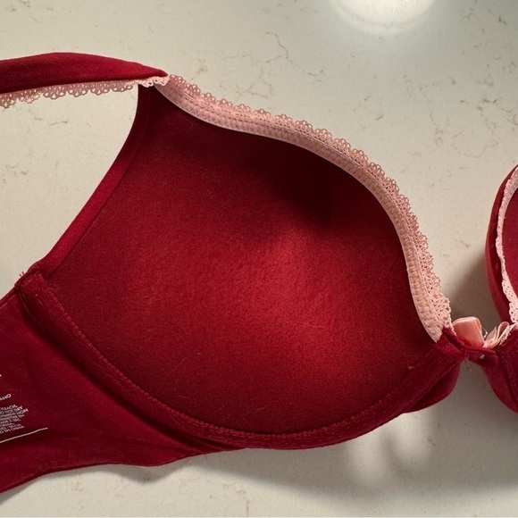 Victoria Secret Body by Victoria Underwire Bra in Deep Red with Molded Cups - Picture 8 of 12